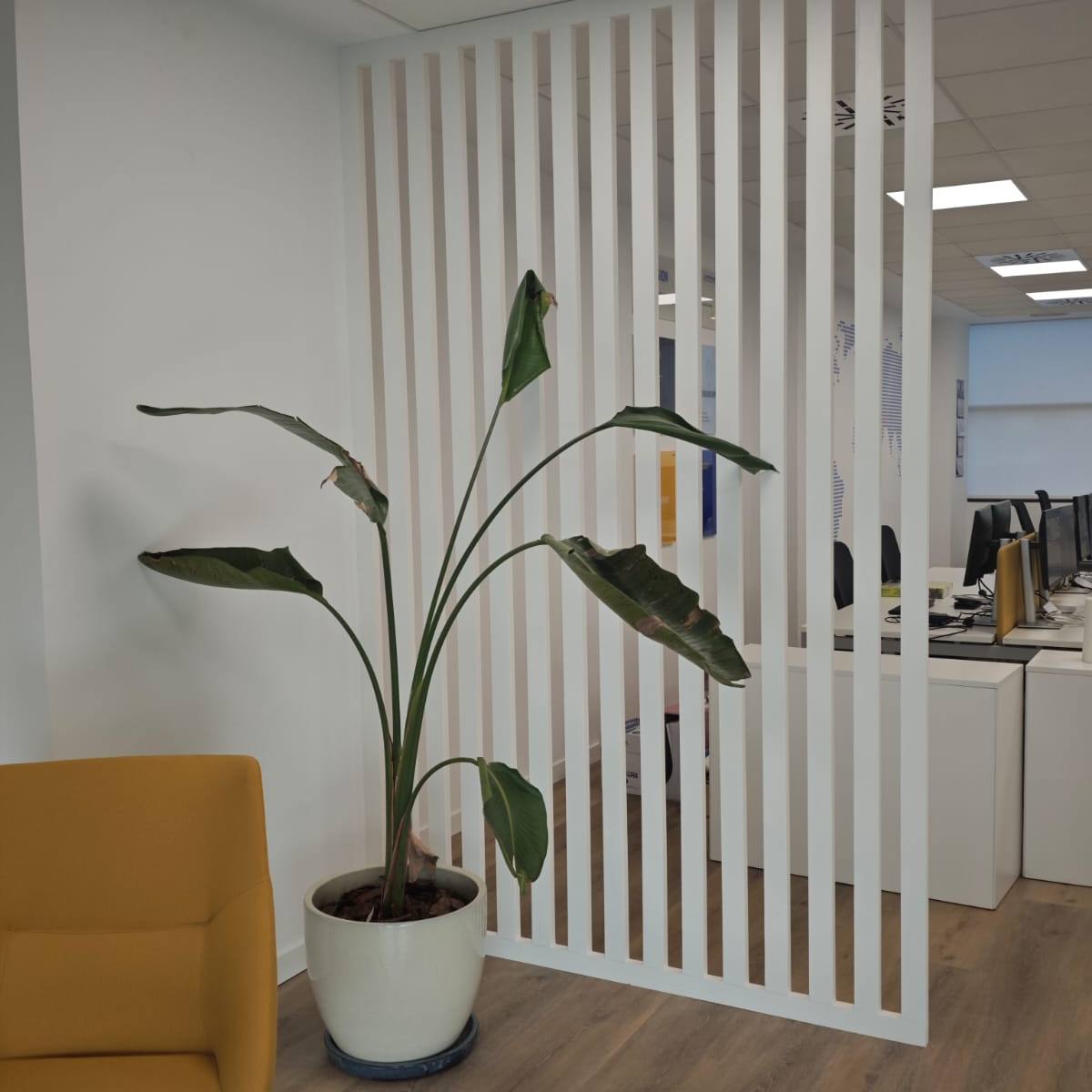 pared tablones madera blanca