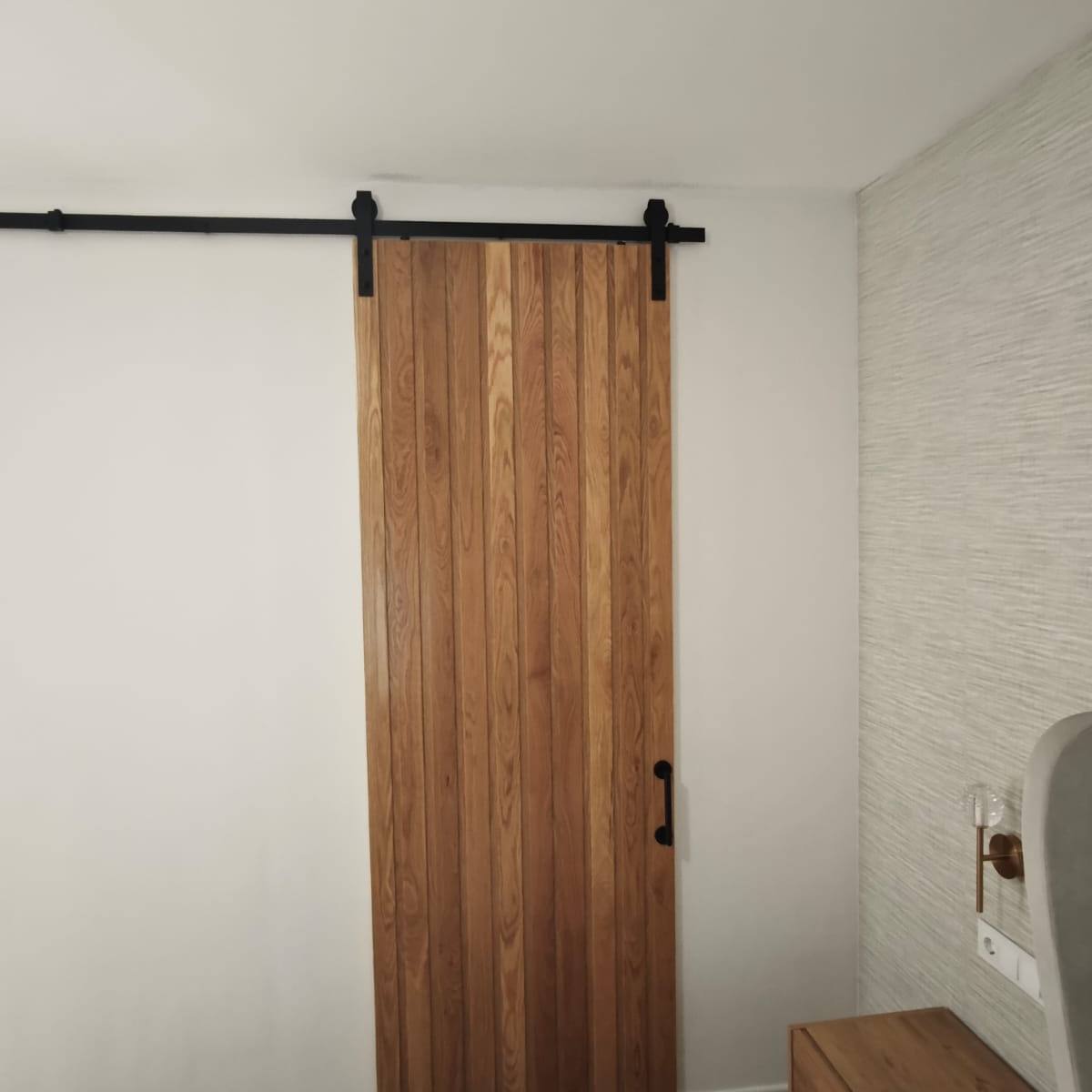 Puerta madera corredera